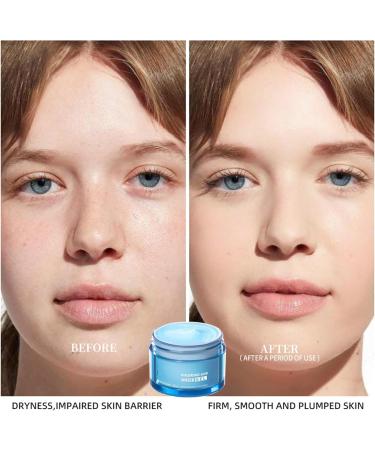 LXZJJM Hydrating Hyaluronic Acid Water Gel Lightweight & Non Greasy Formula for Oily Skin Dull Skin Fragrance-Free & Mineral Oil-Free 1.76 Oz. 50g (#2 Blue (for oily skin)) - Buy Online on GoSupps.com