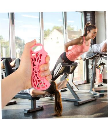 Healeved 5pcs Grip Silica Gel Hand Massagers - Pink Fitness Tools for Relaxation & Recovery - Buy Online on GoSupps.com