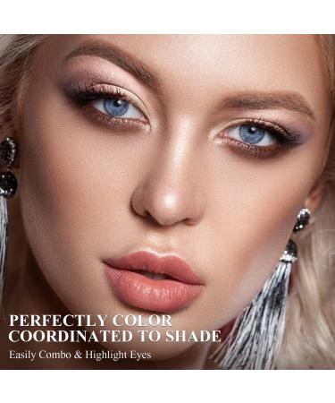 LUXAZA 6 PCS Neutral and Brown Metallic Eyeshadow Stick Set - Waterproof & Long Lasting Cream Eyeshadow Pencil Crayon in Champagne Shade - Eye Brightener Stick Highlighter Makeup Pro - B01-Brown Neutral - Buy Online on GoSupps.com