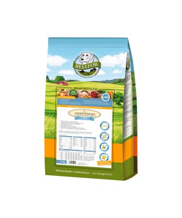 gBellfor Wiesen-Schmaus Junior Grain-Free Dry Food for Puppies and Young Dogs Cold-Pressed with Fresh Chicken Rich in Omega-3 and Prebiotics 10 kg