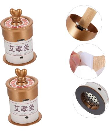TOVINANNA Moxibustion Box Set - Portable Moxa Burner Case Travel Towels Ceramic & PP Container for Moxibustion Therapy - Buy Online on GoSupps.com