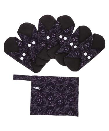 COHEALI 1 Set of Reusable Menstrual Pads Convenient Sanitary Pads Portable Feminine Pads for Women Girls