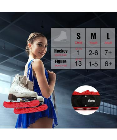Aoblok Ice Hockey Skates Gift Set - Elastic Stockings & Protection Accessories for Men Women Kids | Red - Buy Online on GoSupps.com