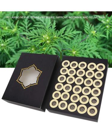 Brrnoo 60Pcs Self-Adhesive Moxa Sticks - Moxibustion Massage Tools with Heat Protection Base for Home Use - International Shipping - Buy Online on GoSupps.com