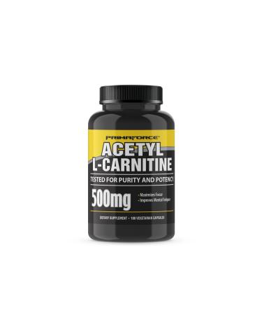 Primaforce Alcalean Acetyl-L-Carnitine Vegetarian Capsules 500 mg 100 Count