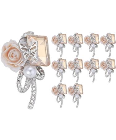 1PC Metal Butterfly 3D Nails Art Craft Decoration Supplies For Professional And Use Hy2845