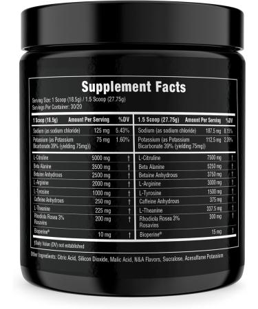 Uncaged Extreme Pre-Workout Powder - Boost Energy Focus & Muscle Pump - L-Citrulline Beta-Alanine Rhodiola Rosea - 30 Servings - Cherry Lime - International Shipping Available - Buy Online on GoSupps.com