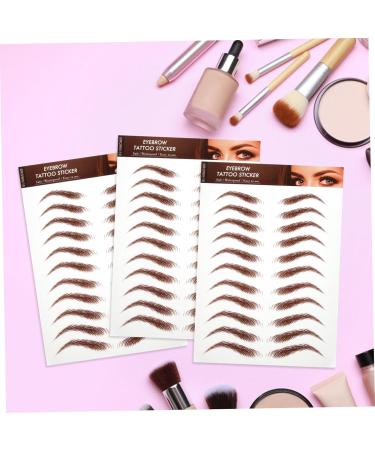 CANIGHT 5 Sheets authentic eyebrow sticker eyebrow stickers shaping eyebrow stickers costume - Buy Online on GoSupps.com