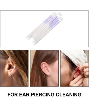 Healifty Earloch Cleaner - 180 One-Way Ear Care Tools for Piercing Aftercare | Violet | Perfect for Women & Men - Buy Online on GoSupps.com
