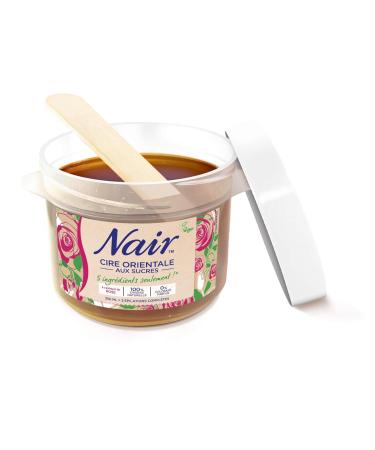 Nair Oriental Wax with Rose Extract - 100% Natural Dye-Free Reusable Strips 350ml - Ideal for Smooth Skin - Buy Online on GoSupps.com