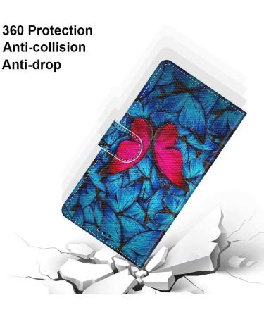 Miagon Full Body Wallet Case for Samsung Galaxy J6 2018 Colorful Pattern Design PU Leather Flip Cover with Magnetic Closure Stand Card Slot Red Butterfly Samsung Galaxy J6 2018 Red Butterfly - Buy Online on GoSupps.com
