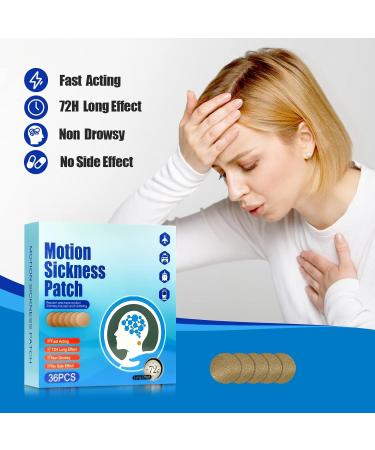 LEOP Motion Sickness Patches - 36 Count Sea Sickness Patch for Nausea Relief in Adults and Kids | Travel Essential for Cars, Ships, Airplanes - Buy Online on GoSupps.com
