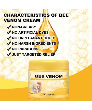 Botou 2PCS New Bee Venom Professional Joint Cream for Neck Waist Back Hands Feet and Legs Advanced Bee Propolis Joint Cream yellow - Buy Online on GoSupps.com
