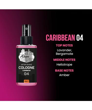 the shave factory After Shave Cologne Series (04 Caribbean 50ml (1.69 fl. oz)) 04 Caribbean 1.69 Fl Oz (Pack of 1) - Buy Online on GoSupps.com