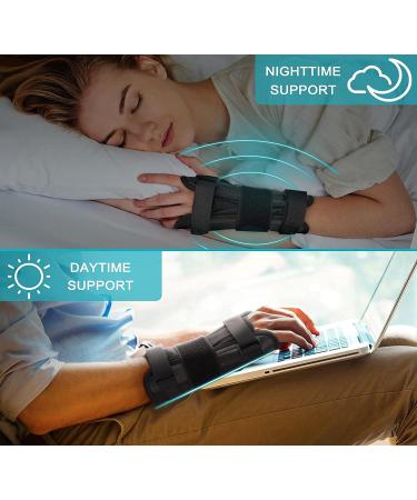 Wrist Splint for Carpal Tunnel Syndrome - PKSTONE Adjustable Compression Wrist Brace for Arthritis, Tendonitis, Sprains - Pain Relief for Right and Left Hand - SM (Pack of 1) - Buy Online on GoSupps.com