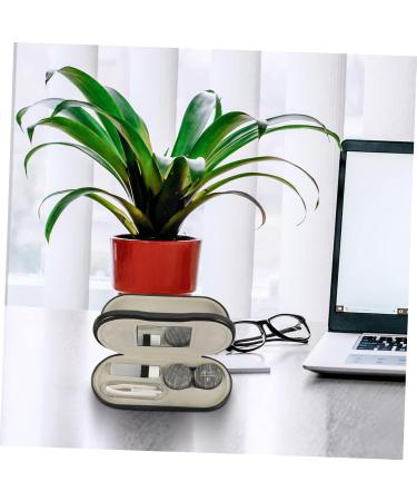 Wofashpuret 2-in-1 Glasses Case & Sunglasses Bag - Portable Organizer for Girls Contact Lens Container 15.8x7.4cm - Buy Online on GoSupps.com