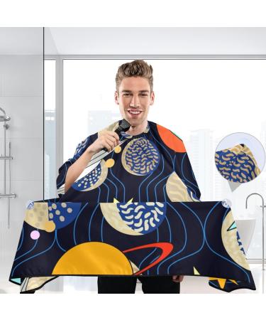 Waterproof Barber Cape - Star Pattern Cheetah Haircut Bib for Men & Women | Unisex Hair Cutting Apron - Buy Online on GoSupps.com
