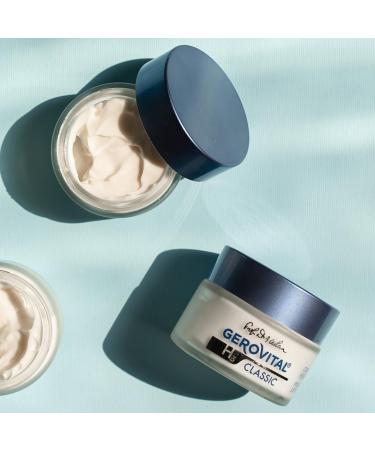 Very Moisturizing Anti-Wrinkle Face Cream with Hyaluronic Acid and Vitamin E Geriatric Effect Great Reconstructive Power Mature Dry Wrinkled Skin 50 ml Gerovital H3 Classic - Buy Online on GoSupps.com