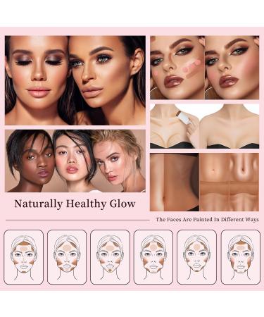 CHAKAE 2 in 1 Makeup Sticks Double Head Contour Stick Multifunctional Contour Stick Highlighter Bronzer Stick for Makeup - Buy Online on GoSupps.com
