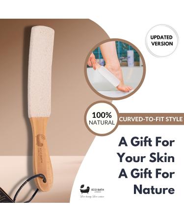 Pumice Foot File Hard Skin Remover - Curved White Callus & Dead Skin Remover for Men and Women - Buy Online on GoSupps.com