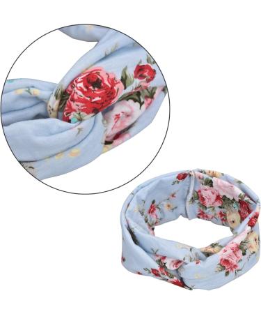 Willingood Women's Floral Headband | Multi-Colored Turban Hair Wrap | 6-Pack Hair Accessories - 8.5cm Width - Buy Online on GoSupps.com