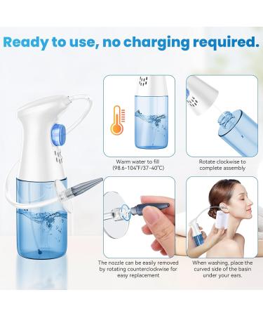 Ear Wax Removal Ear Cleaner Ear Wax Removal Kit FSA Eligible Items Only List Manual Ear Irrigation Flushing System Safe and Effective to Clean Ear Built Up Wax Blue - Buy Online on GoSupps.com