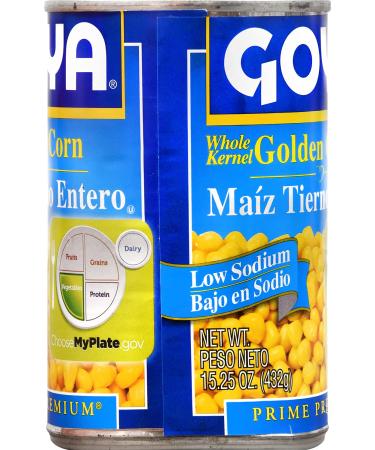 Goya Foods Low Sodium Whole Kernel Golden Corn 15.25 oz (Pack of 24) - Buy Now for Quality and Quantity! - Buy Online on GoSupps.com