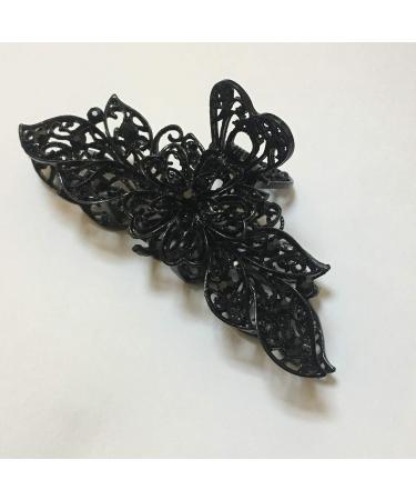 Retro Flower Vintage Rhinestone Large Hair Clip for Thick Hair | Stylish Metal Alloy Hair Accessory for Girls & Women - Shop Now - Buy Online on GoSupps.com
