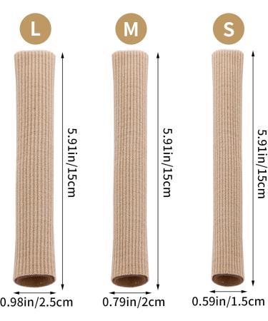 Buy Sibba 3-Piece Gel Toe Pillow Tubes | Breathable Toe Protectors & Cushions for Pain Relief | Sizes S M L | Chicken Eye Relief Skin Tone Options - Buy Online on GoSupps.com
