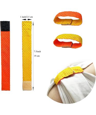 Prriudy 4 Pairs Jersey Sleeve Bands - 8 Colors Soccer & Softball Sleeve Straps with Hook and Loop Fasteners - International Shipping Available - Buy Online on GoSupps.com