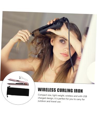 FOYTOKI Curling Iron Hair Curler Mini Curler Mini Hair Curling Wand Cordless Hair Curler Abs Golden 21X4X3.5CM Golden - Buy Online on GoSupps.com