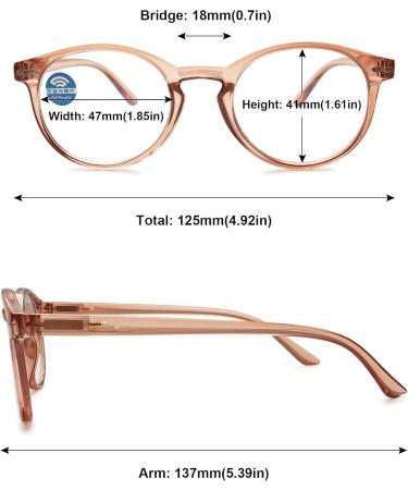 Buy MAGIMODAC Women s Computer Reading Glasses - Blue Light Filter Oval Design 2.5 Diopters - Visual Aid for Optimal Eye Comfort - Buy Online on GoSupps.com