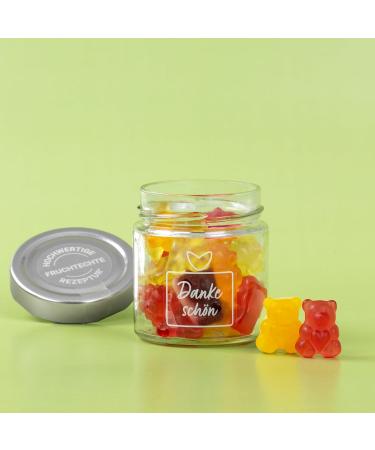  naschlabor Dankesch n Fruit Candies | The little "thank you" for women men family friends neighbors or colleagues | Say thank you with glass candies - Buy Online on GoSupps.com