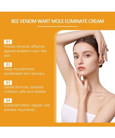 Bee Venom Cream Bee Venom Wart Removal Tag Treatment Cream Bee Venom Gel 2024 Professional New Bee Venom Repair Cream Quick-Acting Soothing Bee Venom Cream Soothing Body Cream-All Skin Types60g - Buy Online on GoSupps.com