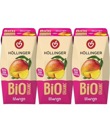 H llinger Bio Jus de Mangue Organique Pack de 3 x 200ml Sans Sucre Ajout Premium V g talien Boisson Naturelle - Buy Online on GoSupps.com