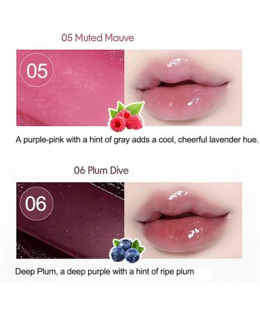  Bploar Lip Gloss Tinted Lip Balm - Moisturizing nourishing and glossy lip care - Long-lasting and non-sticky (06#) - Buy Online on GoSupps.com