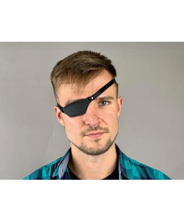 Buy Premium Leather Eye Patch for Men & Women | Slim Design for Left Eye - Stylish & Comfortable - Buy Online on GoSupps.com