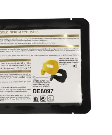 24K Gold Eye Patches - Anti-Aging Eye Care Pads for Dark Circles & Puffiness 8 Pieces - International Shipping Available - Buy Online on GoSupps.com