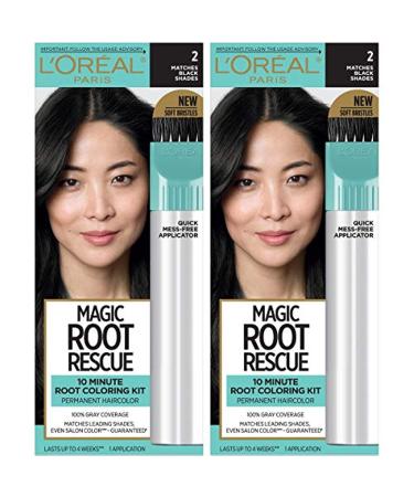 Root Rescue Black 2 2PK 2 Black 2 Count (Pack of 1)