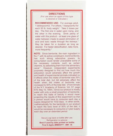 Sonne's Bentonite Clay 7 Detox Liquid 32 oz - Natural Hydrating Cleanser - Buy Online on GoSupps.com