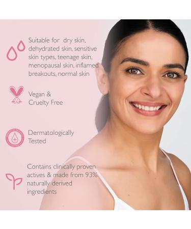 SKINICIAN Revitalising Cleanser - Daily Makeup Remover - Lightweight Face Cleanser - Gentle Cleanser with Tea Tree Extract - Soothing Cleansing Gel for All Skin Types - Vegan & Cruelty Free (200ml) - Buy Online on GoSupps.com