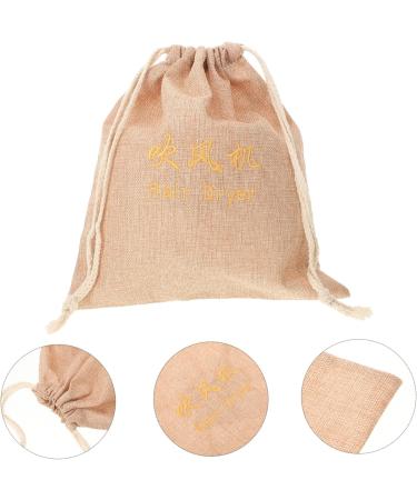 Beavorty 2pcs Hair Dryer Storage Bag Hairdryer Sackpack Hair Dryer Organizer Drawstring Storage Bags Fabric 29.50X25.50X1.00CMx2pcs Light Yellowx2pcs - Buy Online on GoSupps.com