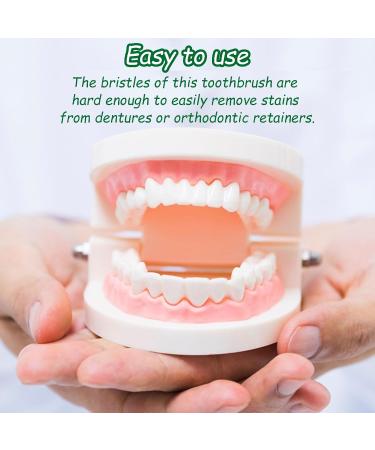 3-Piece Prosthetic Toothbrush Set | Double-Headed Denture Cleaner | Oral Care for Prostheses - Select Your Color - Buy Online on GoSupps.com
