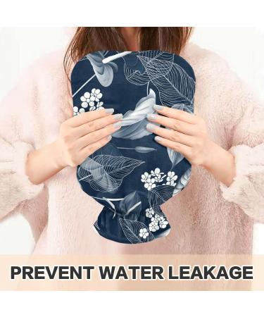 Naanle Vintage Hot Water Bottle with Cover - 2L Heat & Cold Therapy for Back Pain Relief Hand/Foot Warmer - Buy Online on GoSupps.com