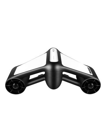 G GENEINNO Underwater Scooter Dual Propellers with Compatible with GoPro, Orange Alpha White