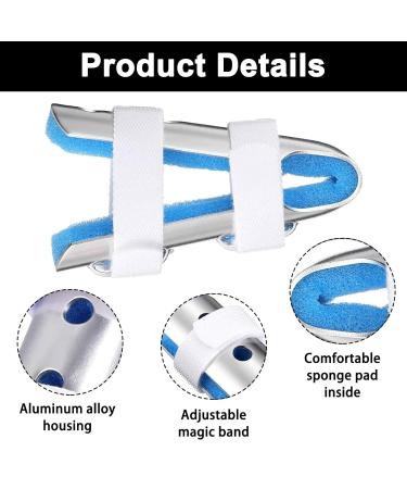 DGUSO 3-Piece Adjustable Finger Rail Set for Broken Thumb & Arthritic Trigger Toe Relief - Ideal for Middle & Small Finger Support - Buy Online on GoSupps.com