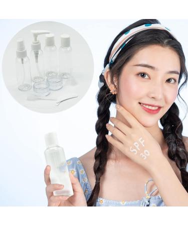 11-Piece Travel Bottle Set | Refillable Containers & Spray Bottles | Essential Travel Accessories for Cosmetics & Makeup - Buy Online on GoSupps.com