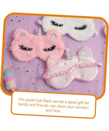 Buy Mobestech Unicorn Eye Patch Sleep Masks - 12 Pcs Comfortable & Breathable Plush Sleeping Blindfolds - Perfect for Students & Costumes | International Shipping Available - Buy Online on GoSupps.com