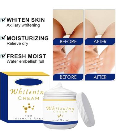 EXQST Whitening Cream for Intimate Area Bleaching Cream for Black Skin Dark Spot Correcting Cream Lightening Cream for Face and Body - Buy Online on GoSupps.com
