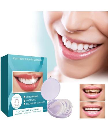 Adjustable Snap On Dentures Temporary Veneers Kit for Women and Men Tooth Replacement Kit Nature and Comfortable (1 Count (Pack of 1) - Buy Online on GoSupps.com
